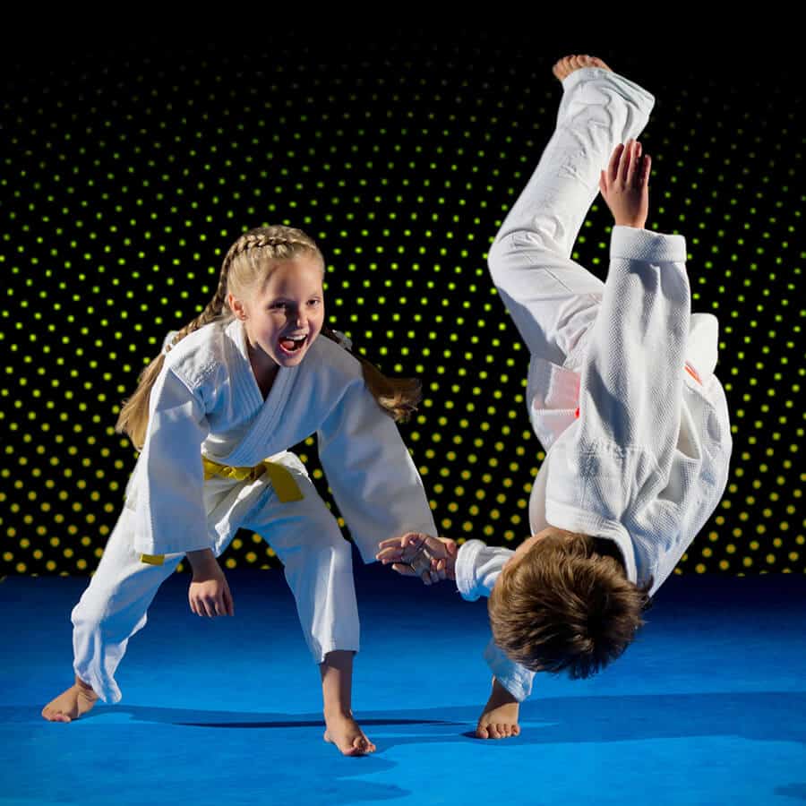 Martial Arts Lessons for Kids in Rockwall TX - Judo Toss Kids Girl